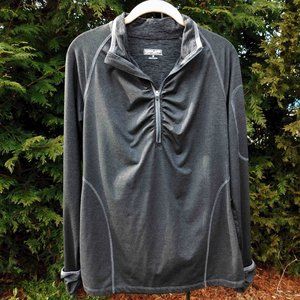 Kirkland Signature Ruched Athletic Top with Pocket-Sleeve